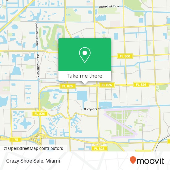 Crazy Shoe Sale, 6043 NW 167th St Hialeah, FL 33015 map