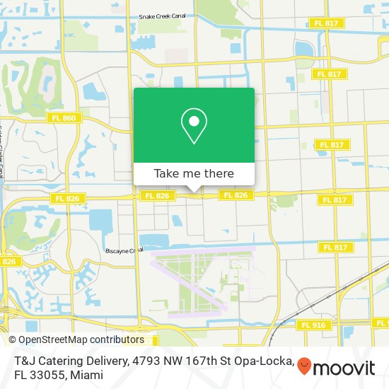 T&J Catering Delivery, 4793 NW 167th St Opa-Locka, FL 33055 map