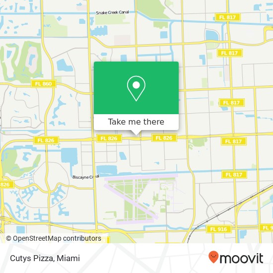 Cutys Pizza, 4759 NW 167th St Opa-Locka, FL 33055 map