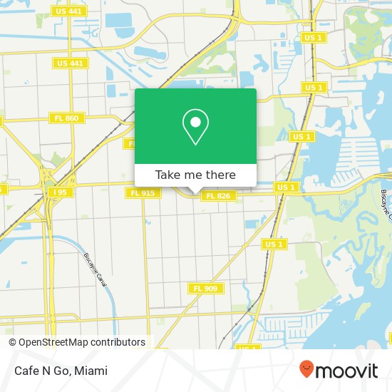 Cafe N Go, 1205 NE 163rd St Miami, FL 33162 map