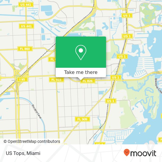 US Tops, 1327 NE 163rd St Miami, FL 33162 map