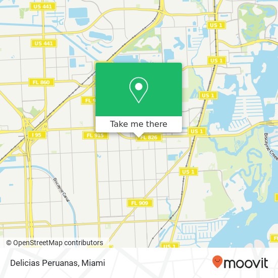 Mapa de Delicias Peruanas, 1330 NE 163rd St North Miami Beach, FL 33162