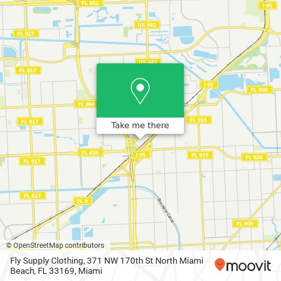 Fly Supply Clothing, 371 NW 170th St North Miami Beach, FL 33169 map