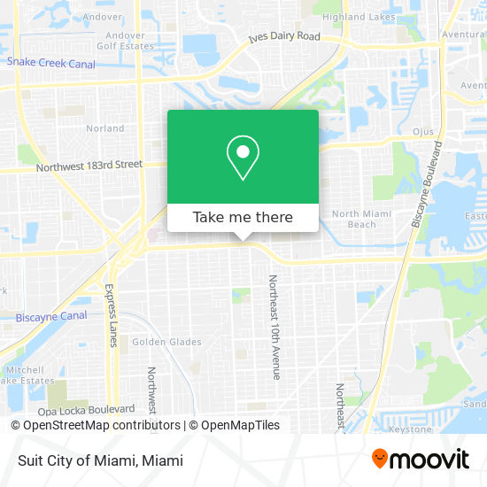 Mapa de Suit City of Miami