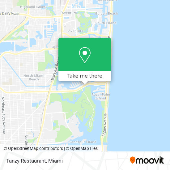 Tanzy Restaurant map