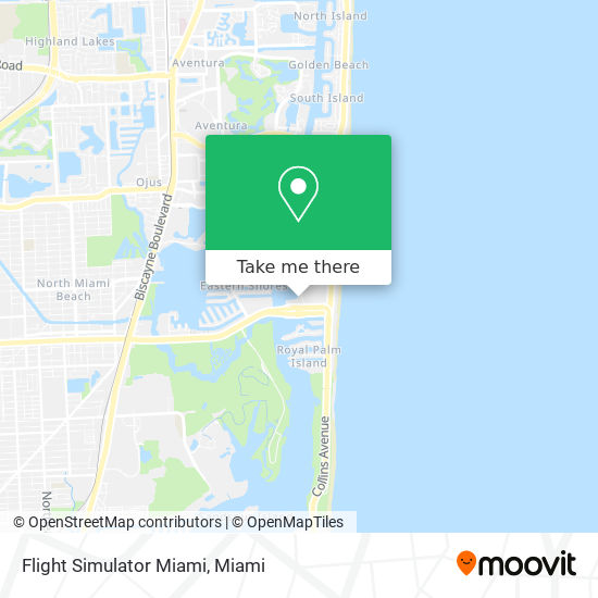 Mapa de Flight Simulator Miami