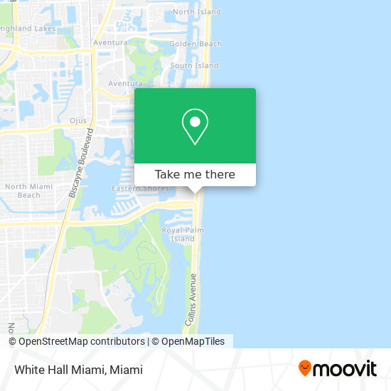 White Hall Miami map