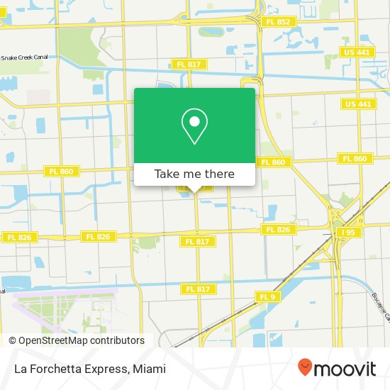 La Forchetta Express, 17560 NW 27th Ave Miami Gardens, FL 33056 map