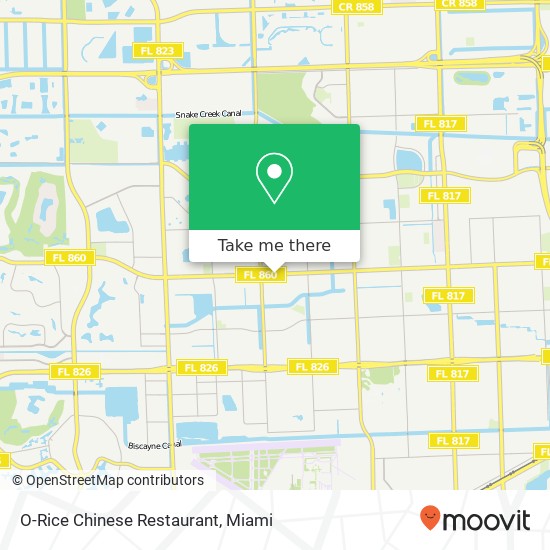 O-Rice Chinese Restaurant map