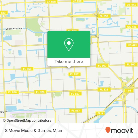 S Movie Music & Games, 18200 NW 27th Ave Miami Gardens, FL 33056 map