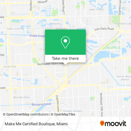 Mapa de Make Me Certified Boutique