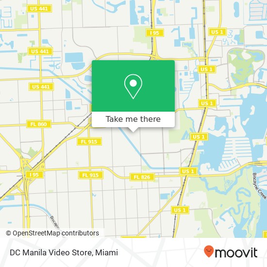 DC Manila Video Store map