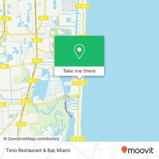 Timo Restaurant & Bar, 17624 Collins Ave Sunny Isles Beach, FL 33160 map