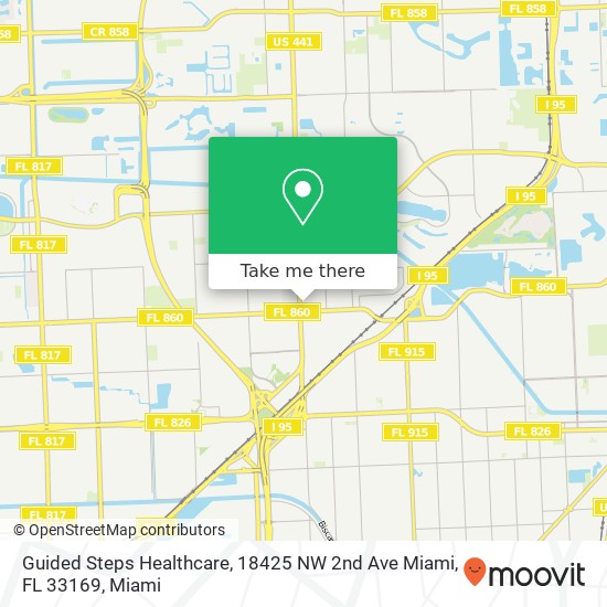 Guided Steps Healthcare, 18425 NW 2nd Ave Miami, FL 33169 map