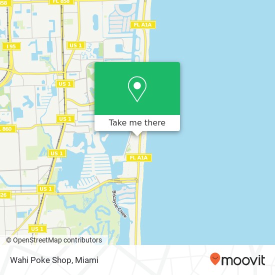 Wahi Poke Shop, 18090 Collins Ave Sunny Isles Beach, FL 33160 map