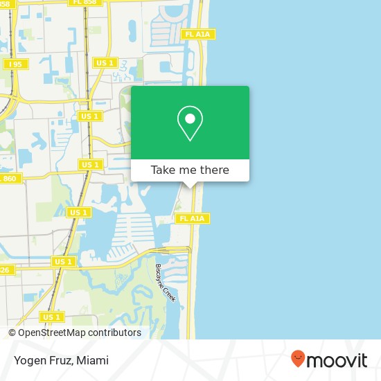 Yogen Fruz, 18090 Collins Ave Sunny Isles Beach, FL 33160 map