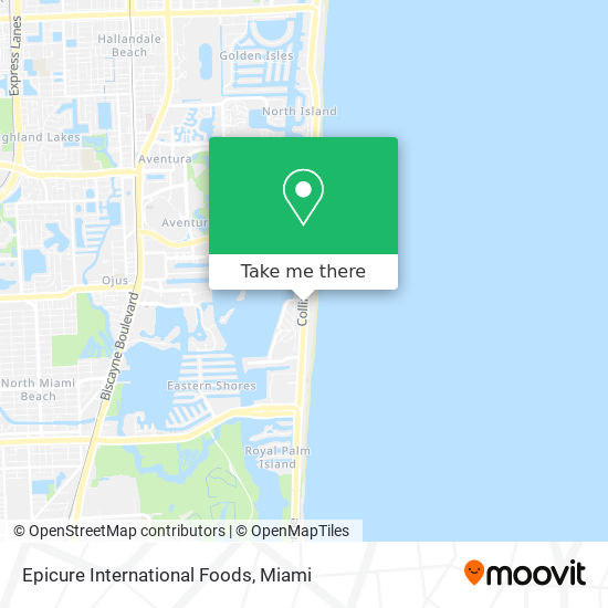 Epicure International Foods map