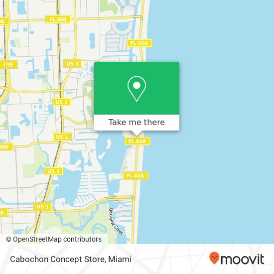 Cabochon Concept Store, 18660 Collins Ave Sunny Isles Beach, FL 33160 map