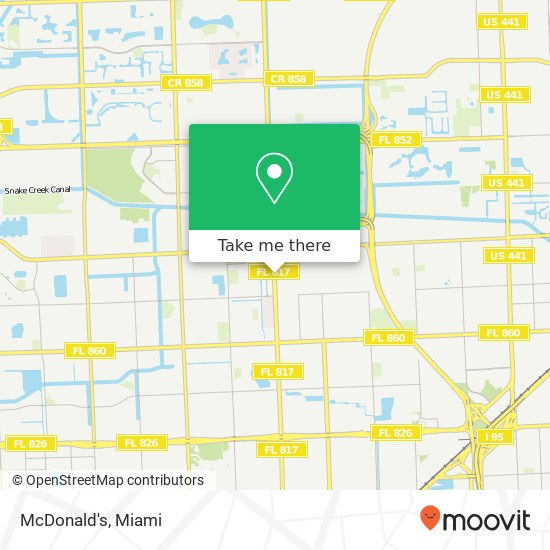 McDonald's, 19501 NW 27th Ave Miami Gardens, FL 33056 map