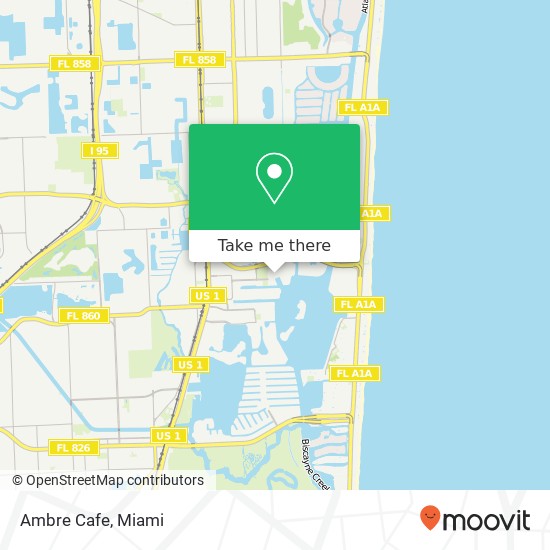 Ambre Cafe, 3350 NE 190th St Aventura, FL 33180 map