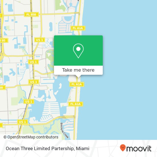 Ocean Three Limited Partership, 18911 Collins Ave Sunny Isles Beach, FL 33160 map