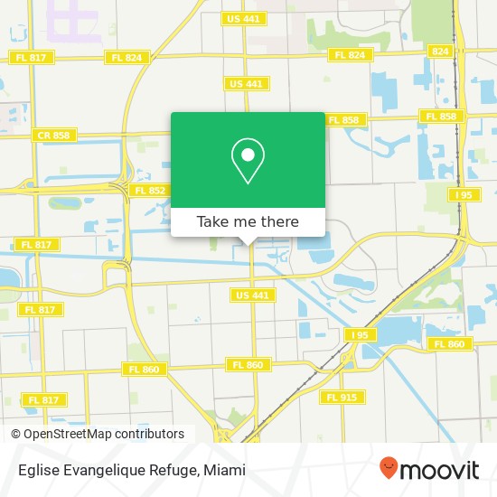 Eglise Evangelique Refuge, 20322 NW 2nd Ave Miami, FL 33169 map