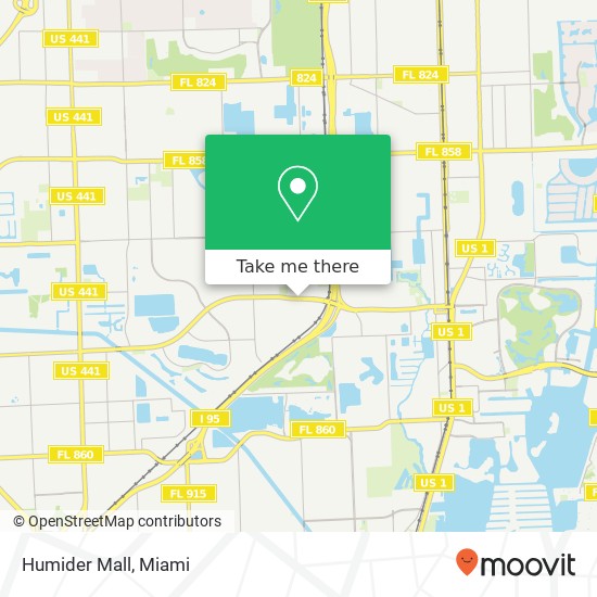 Mapa de Humider Mall