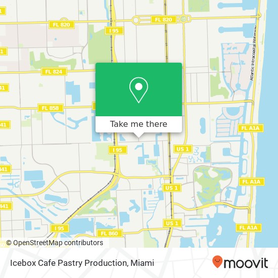 Icebox Cafe Pastry Production, 913 SW 8th Ave Hallandale, FL 33009 map