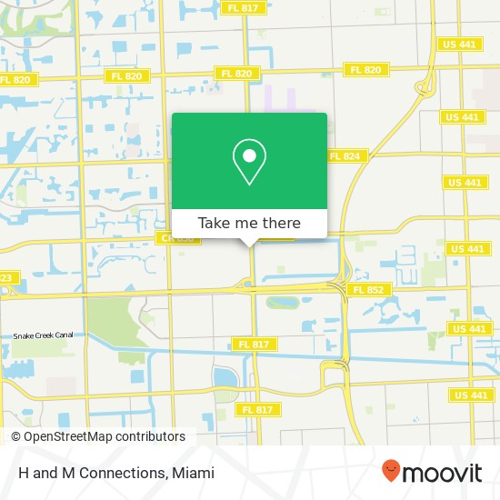 H and M Connections, 3292 S University Dr Miramar, FL 33025 map