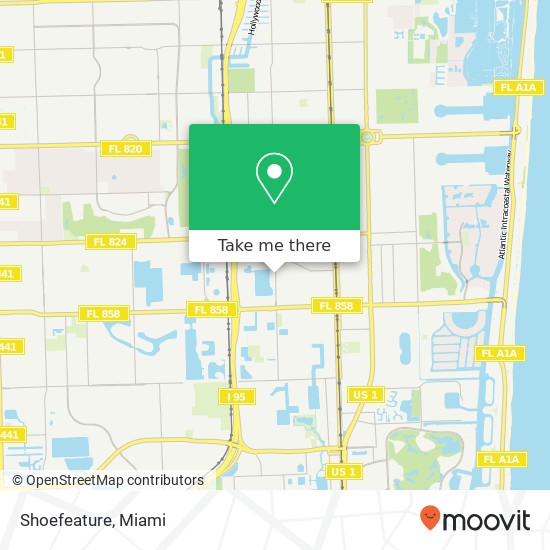 Shoefeature, 229 NW 8th Ave Hallandale, FL 33009 map