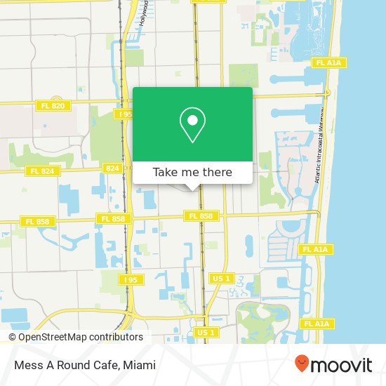 Mess A Round Cafe, 412 NW 2nd Ave Hallandale, FL 33009 map