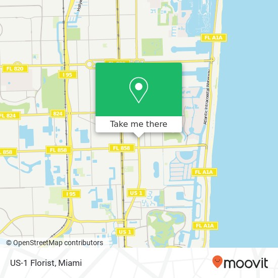 US-1 Florist, 216 N Federal Hwy Hallandale, FL 33009 map