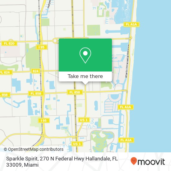 Sparkle Spirit, 270 N Federal Hwy Hallandale, FL 33009 map