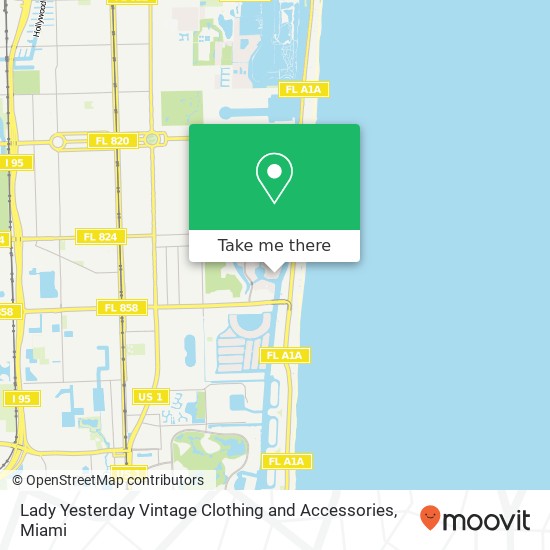 Lady Yesterday Vintage Clothing and Accessories, 200 Leslie Dr Hallandale, FL 33009 map