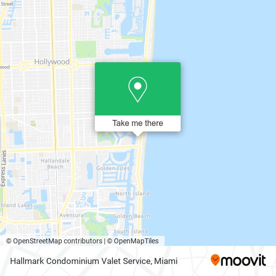 Mapa de Hallmark Condominium Valet Service