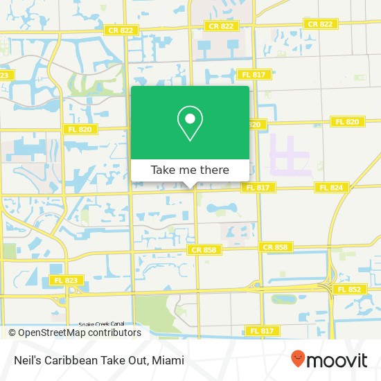 Neil's Caribbean Take Out, 8971 Pembroke Rd Pembroke Pines, FL 33025 map