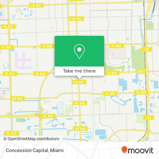 Concession Capital, 5959 SW 21st St West Park, FL 33023 map