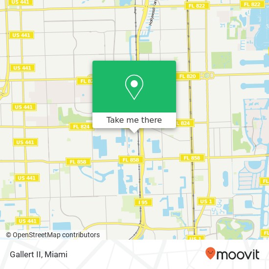 Mapa de Gallert II, 2021 SW 31st Ave Hallandale, FL 33009