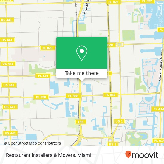 Restaurant Installers & Movers, 600 Ansin Blvd Hallandale, FL 33009 map