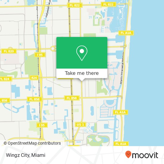 Wingz City, 622 NE 8th St Hallandale, FL 33009 map