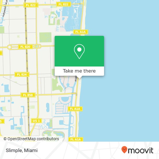 Slimple, 3101 S Ocean Dr Hollywood, FL 33019 USA map