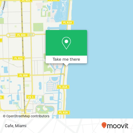 Cafe, 3555 S Ocean Dr Hollywood, FL 33019 USA map