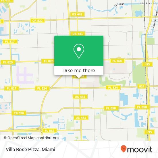Villa Rose Pizza, 1114 S State Road 7 Hollywood, FL 33023 map