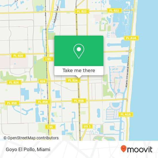 Goyo El Pollo, 1657 S 21st Ave Hollywood, FL 33020 map