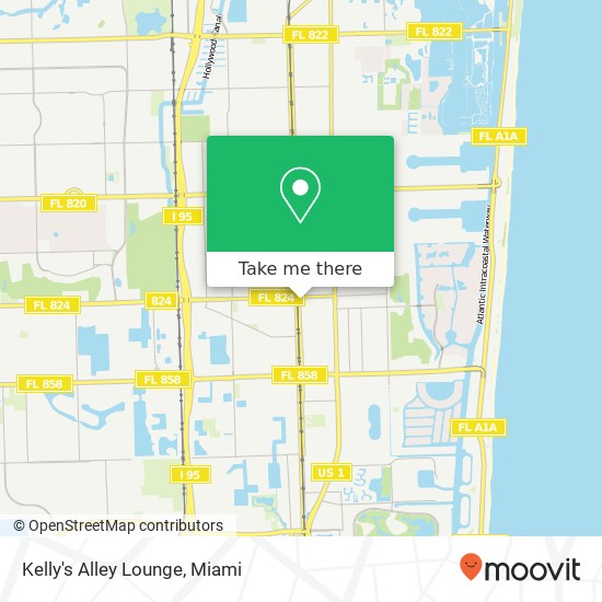 Mapa de Kelly's Alley Lounge