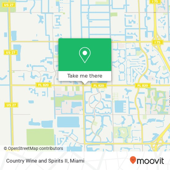 Mapa de Country Wine and Spirits II