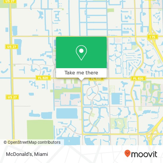 McDonald's, 151 SW 184th Ave Hollywood, FL 33029 map