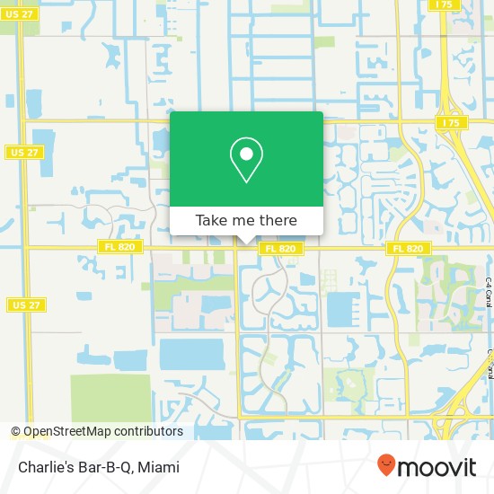 Charlie's Bar-B-Q, 18265 Pines Blvd Hollywood, FL 33029 map