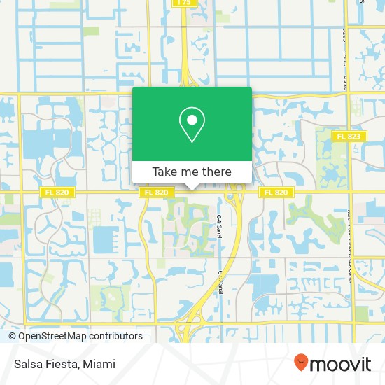 Mapa de Salsa Fiesta, 14914 Pines Blvd Pembroke Pines, FL 33027