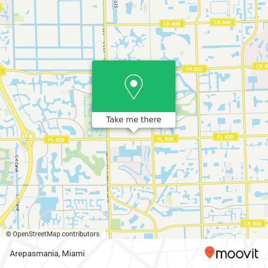 Arepasmania, 11401 Pines Blvd Pembroke Pines, FL 33026 map